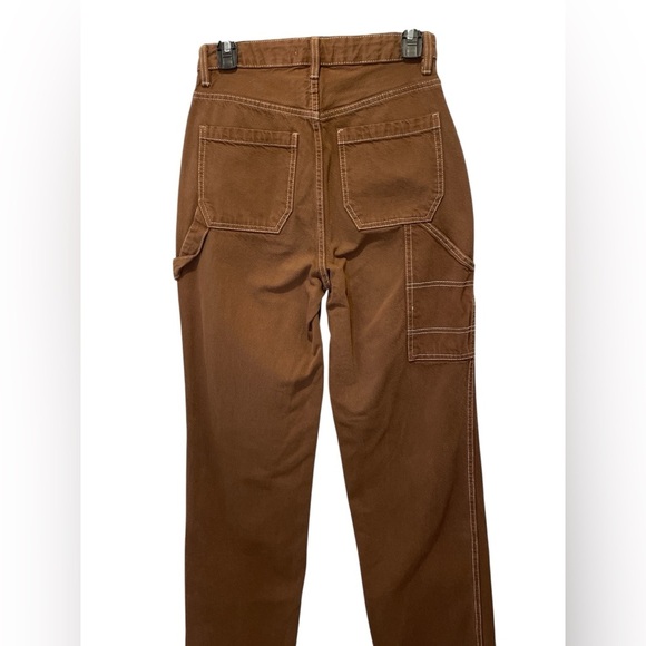 Pacsun 90’S BF Carpenter Brown Pants size 27 - Picture 4 of 4